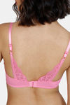 Zivame Beautiful Basics Padded Non Wired 3/4Th Coverage T-Shirt Bra - Pink Cosmos — thumbnail 5